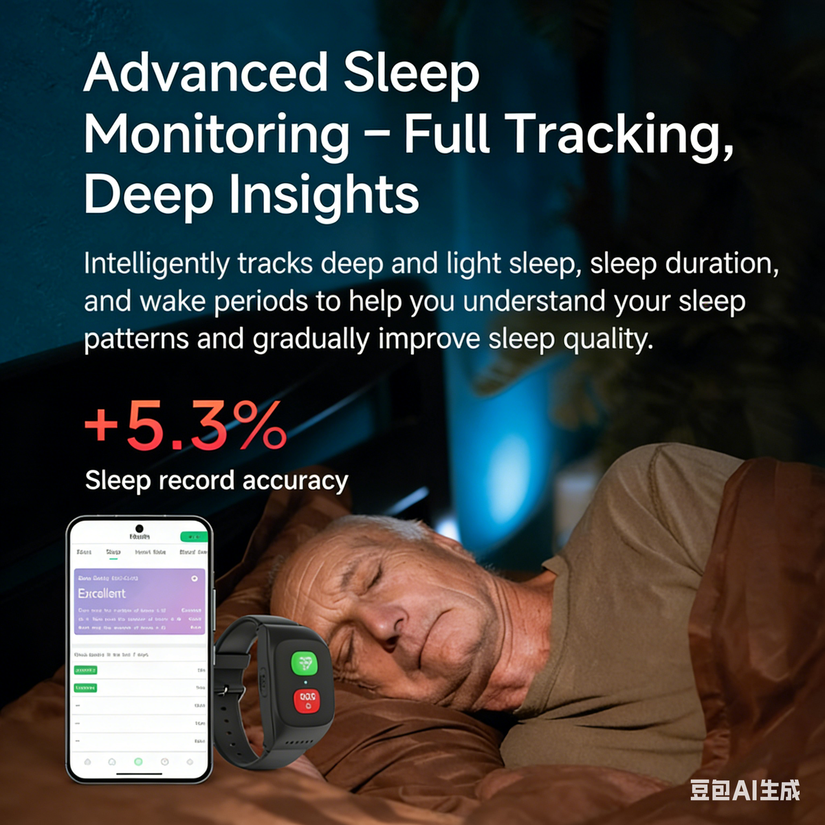 4G GPS Medical Alert Bracelet | Smart Health Monitoring & Fall Detection