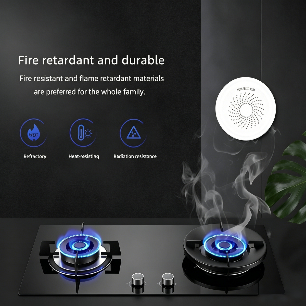Smart Gas Leak Detector | WiFi Natural Gas & LPG Leak Alarm for Home Safety