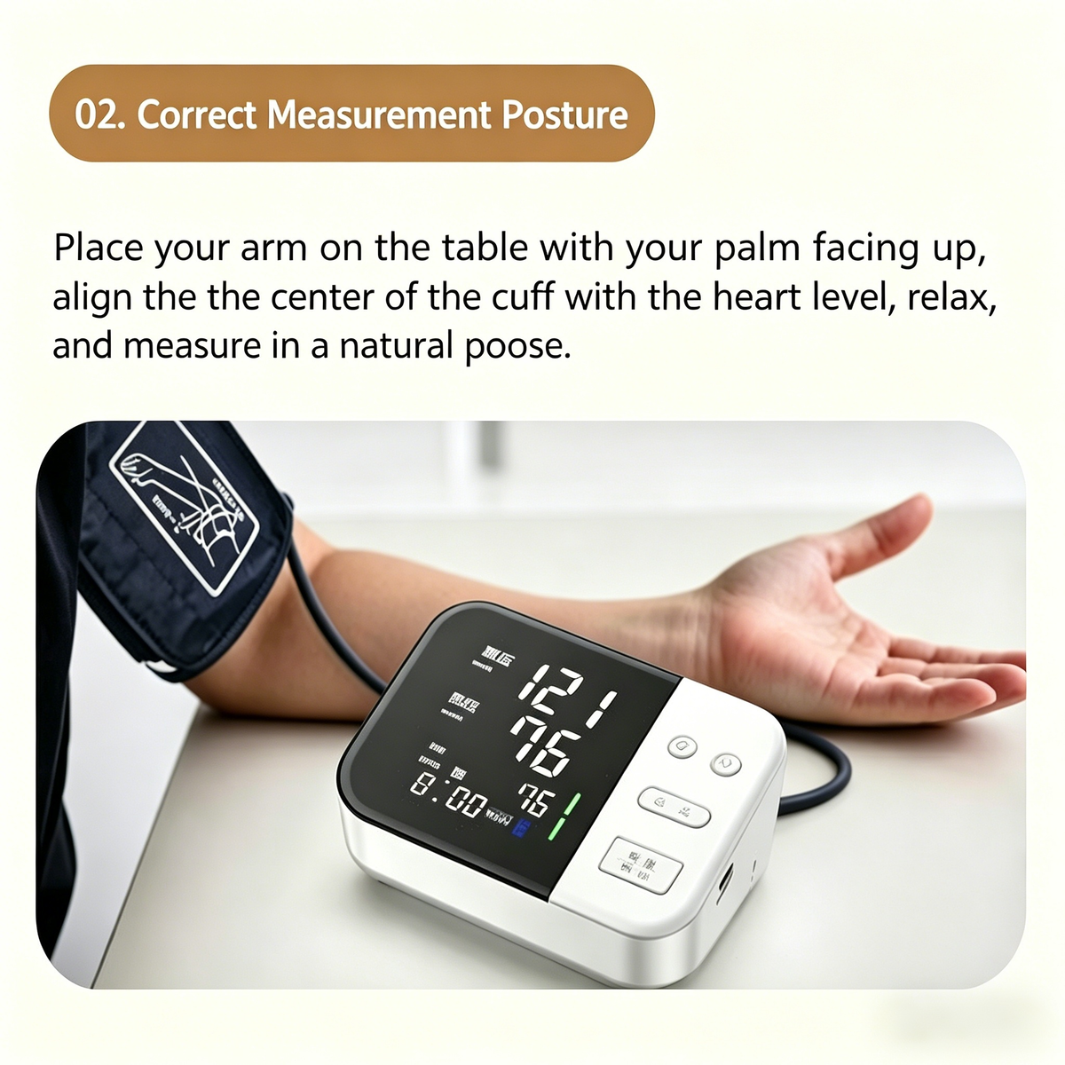 Digital Blood Pressure Monitor | Automatic Upper Arm Blood Pressure Monitor for Home Use